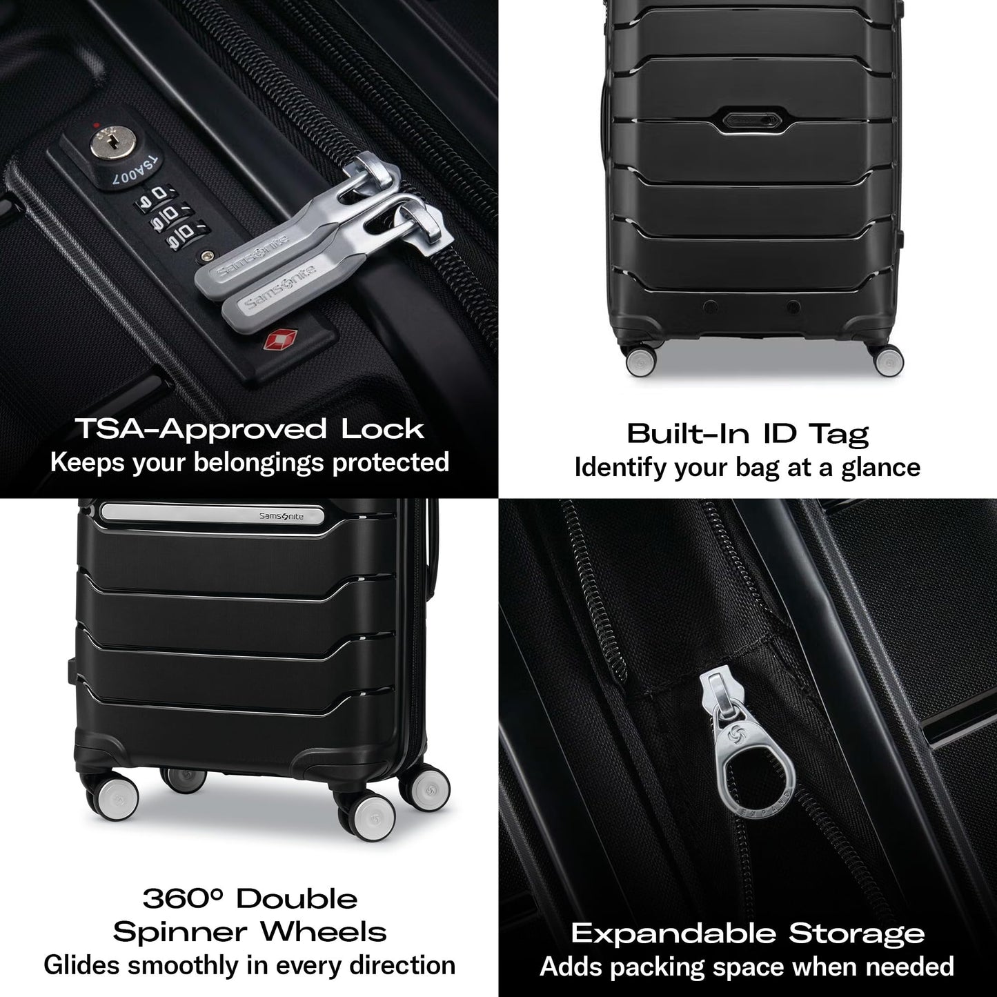 Samsonite Freeform Hardside Expandable with Double Spinner Wheels