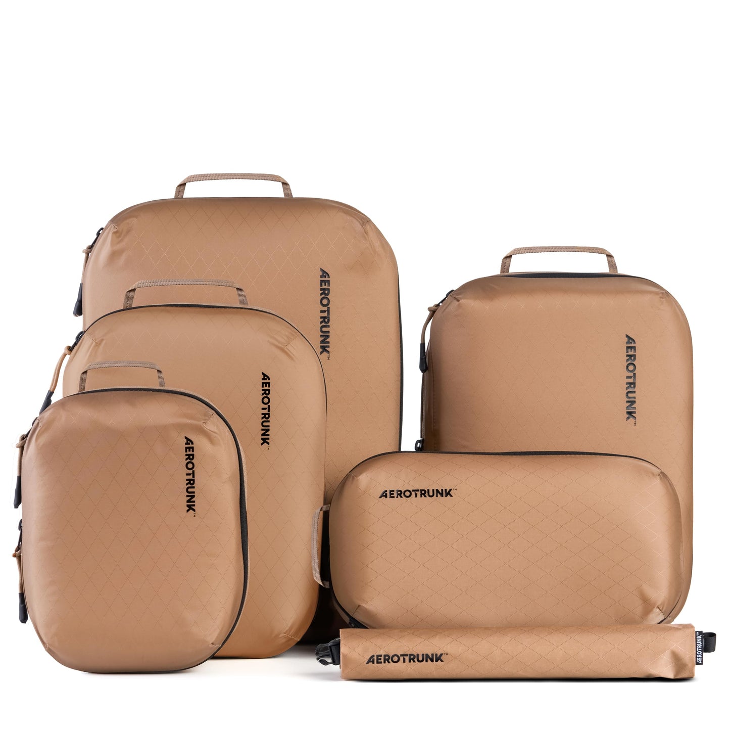 Aerotrunk Ultralight Compression Packing Cubes - Lightweight Travel Organizers for Suitcases and Luggage
