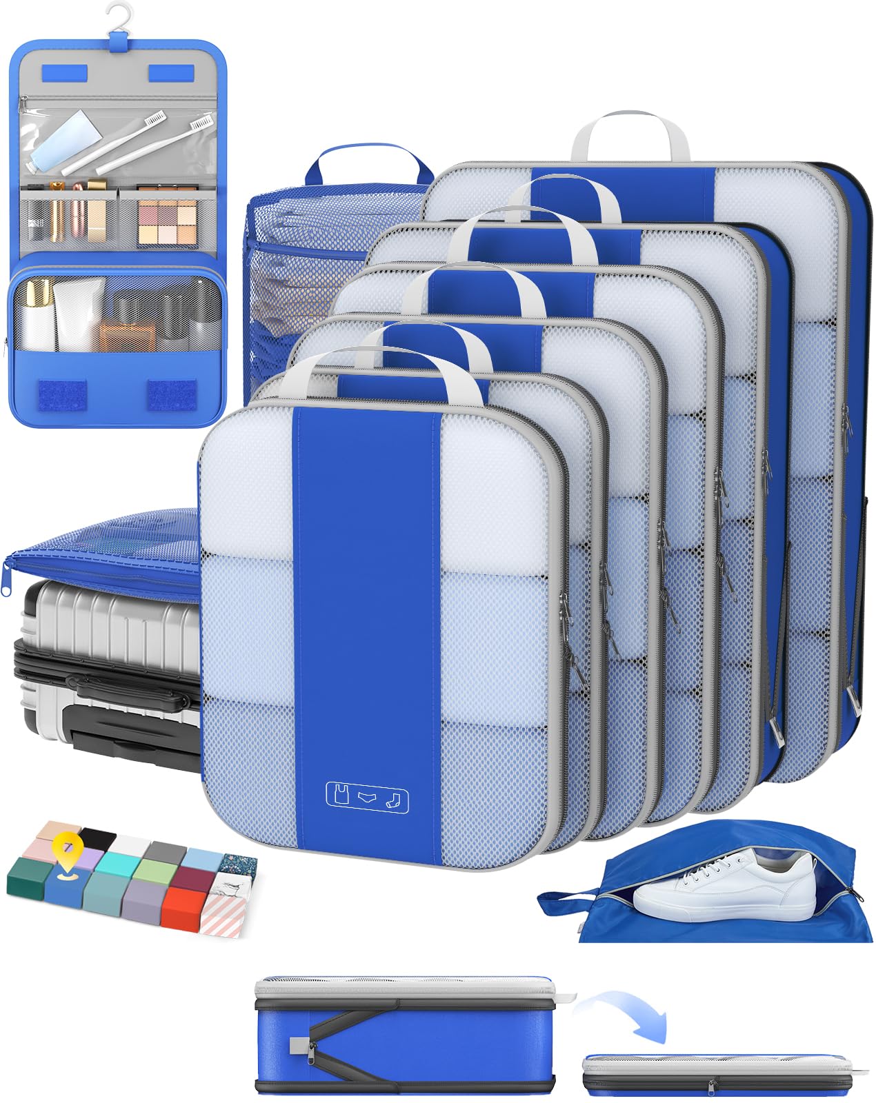 OlarHike Compression Packing Cubes Garment Bags