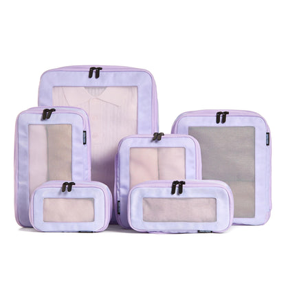 Aerotrunk Compression Packing Cubes for Travel - Luggage Organizer Bags - Double Zipper Packing Cubes for Suitcases