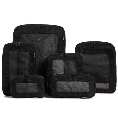 Aerotrunk Compression Packing Cubes for Travel - Luggage Organizer Bags - Double Zipper Packing Cubes for Suitcases