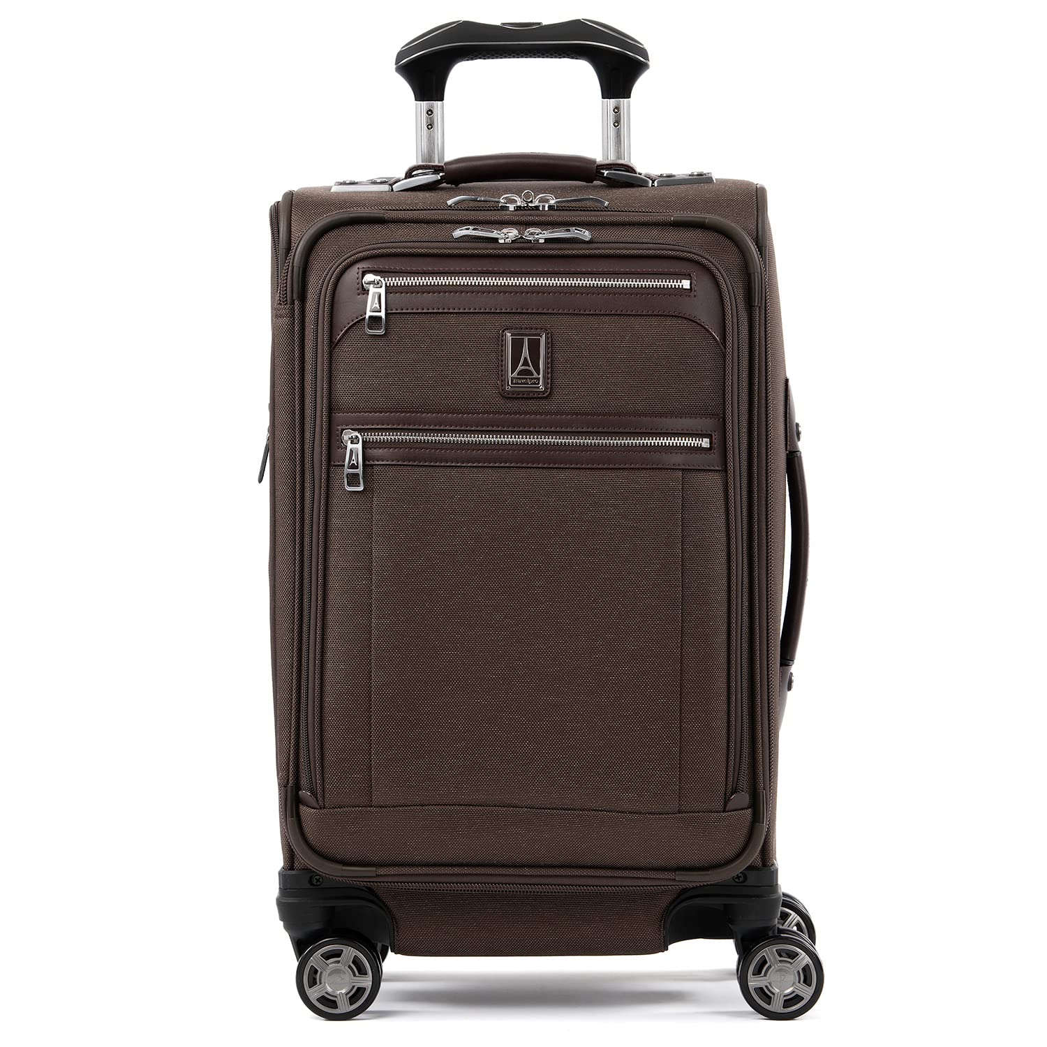Travelpro Platinum Elite Softside Expandable Checked Luggage, 8 Wheel Spinner Large Suitcase, TSA Lock, Men and Women