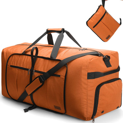 Urtala Travel Duffel Bag for Women & Men, Large Foldable Overnight Weekender Bag with Shoes Compartment & Shoulder Strap, Lightweight Waterproof Luggage Bag