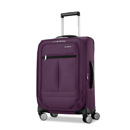 Samsonite Element 3-PC Soft-Sided 21/25/29 (Carry-On, Medium, Large Checked), Lightweight Expandable Luggage Set: 2 Front & Side Pocket, Four Spinner Wheels, Adjustable Handle, Durable