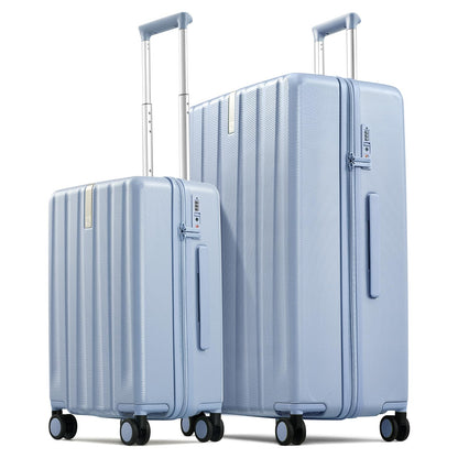 Hanke Upgraded Elite Luggage, PC Hard Shell Suitcases with Wheels, TSA Lock, Explosion-Proof Zipper Suitcase for Long Travel Men & Women