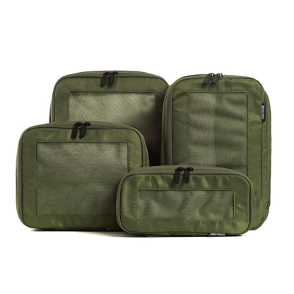 Aerotrunk Compression Packing Cubes for Travel - Luggage Organizer Bags - Double Zipper Packing Cubes for Suitcases