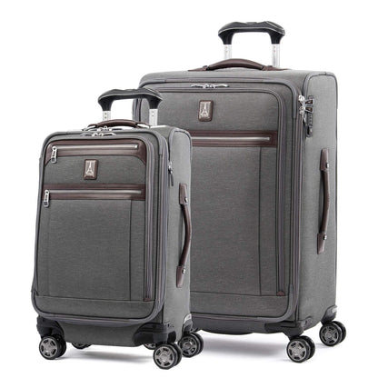 Travelpro Platinum Elite Softside Expandable Checked Luggage, 8 Wheel Spinner Large Suitcase, TSA Lock, Men and Women