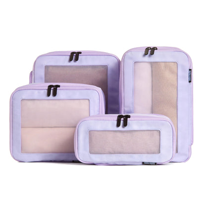Aerotrunk Compression Packing Cubes for Travel - Luggage Organizer Bags - Double Zipper Packing Cubes for Suitcases