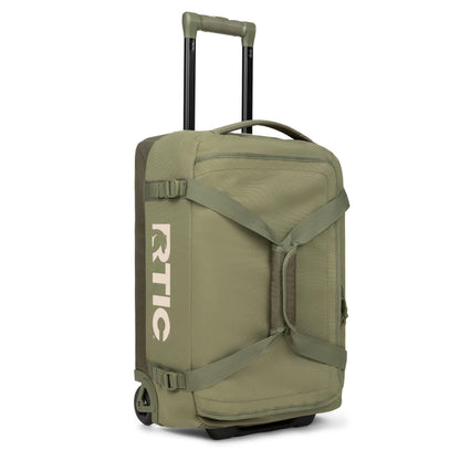RTIC Road Trip Rolling Duffle Bag with Wheels for Men and Women, Traveling Tote for Camp, Travel, Gym, Weekender, Camping, Overnight Carry On, Sports, Spacious, Water Resistant