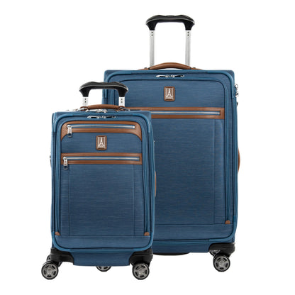 Travelpro Platinum Elite Softside Expandable Checked Luggage, 8 Wheel Spinner Large Suitcase, TSA Lock, Men and Women