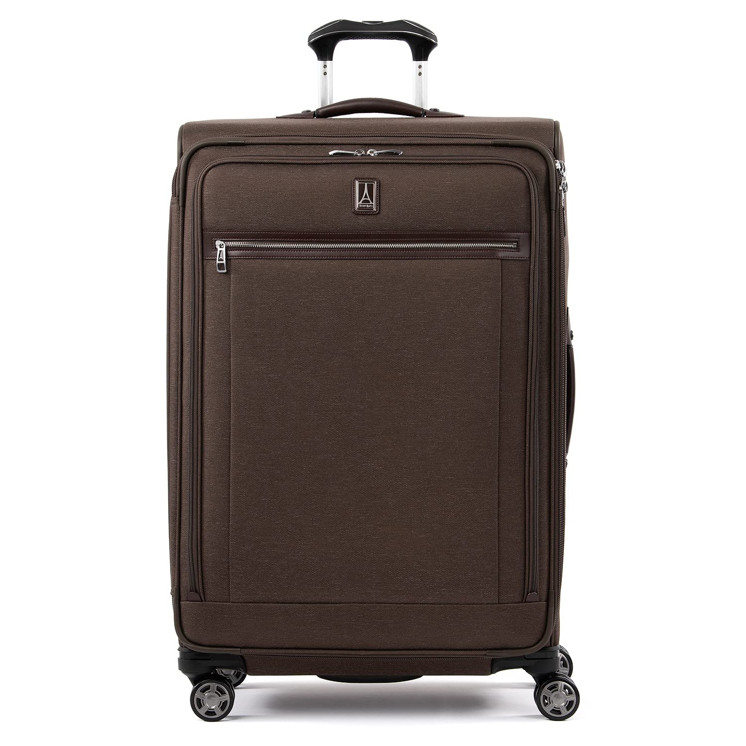 Travelpro Platinum Elite Softside Expandable Checked Luggage, 8 Wheel Spinner Large Suitcase, TSA Lock, Men and Women