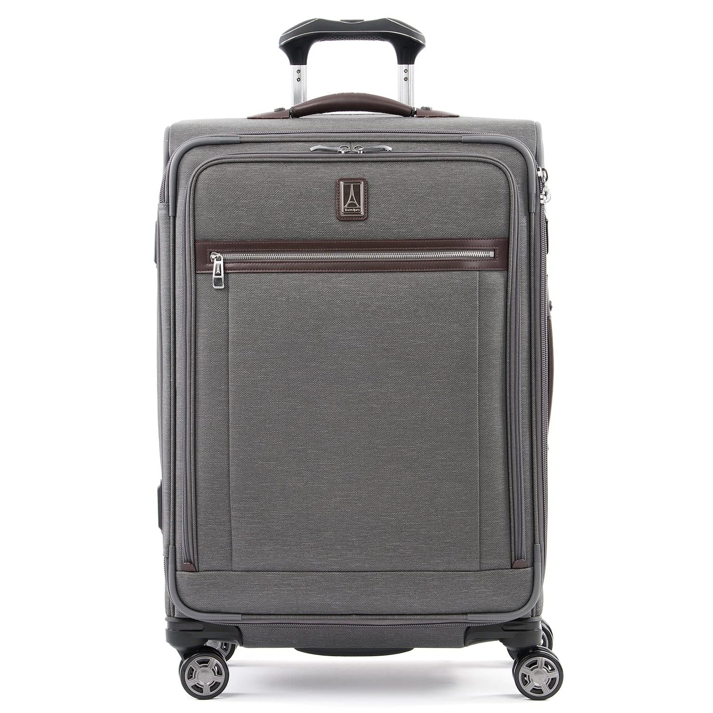 Travelpro Platinum Elite Softside Expandable Checked Luggage, 8 Wheel Spinner Large Suitcase, TSA Lock, Men and Women
