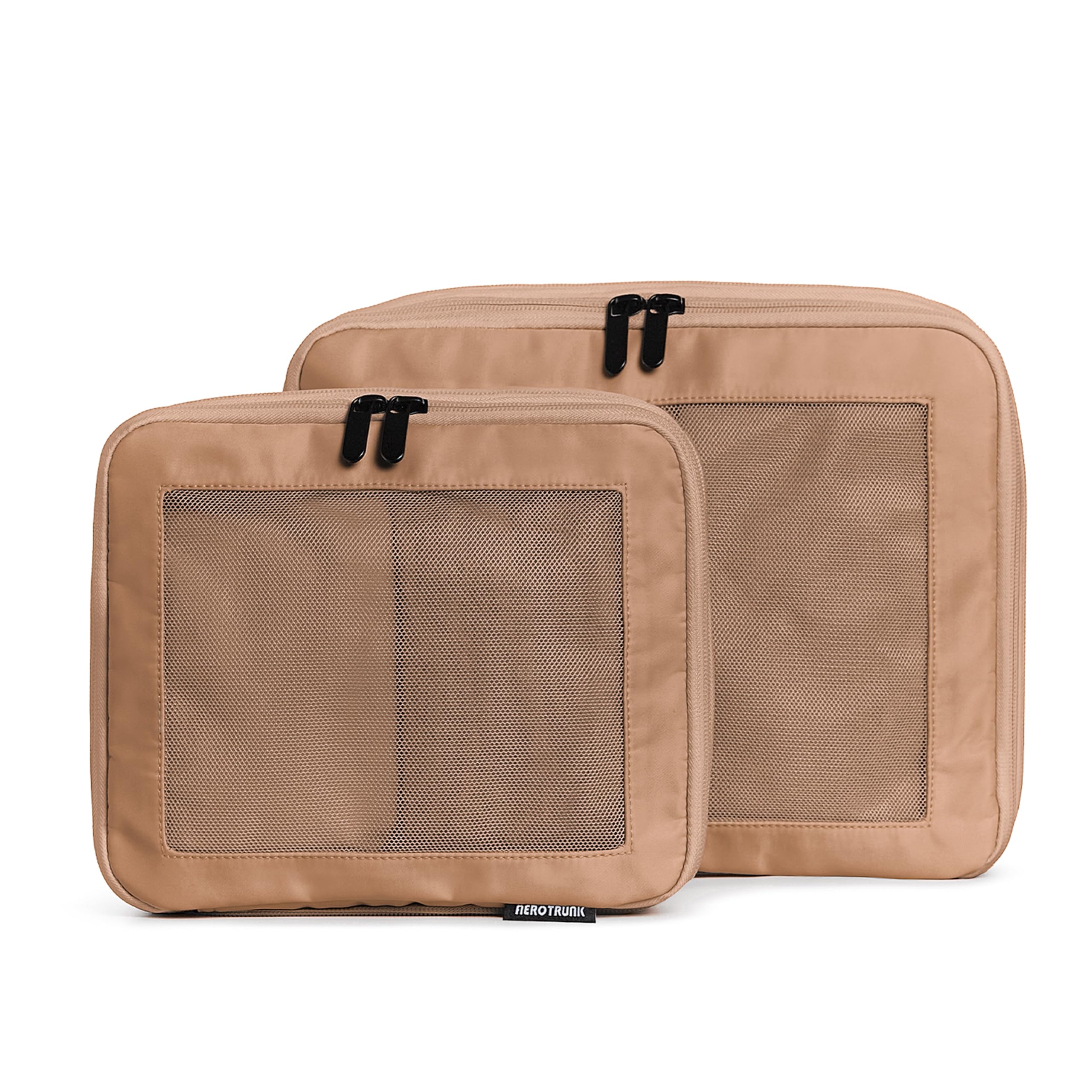 Aerotrunk Compression Packing Cubes for Travel - Luggage Organizer Bags - Double Zipper Packing Cubes for Suitcases