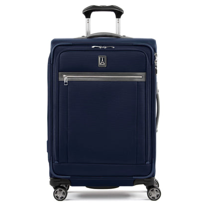 Travelpro Platinum Elite Softside Expandable Checked Luggage, 8 Wheel Spinner Large Suitcase, TSA Lock, Men and Women