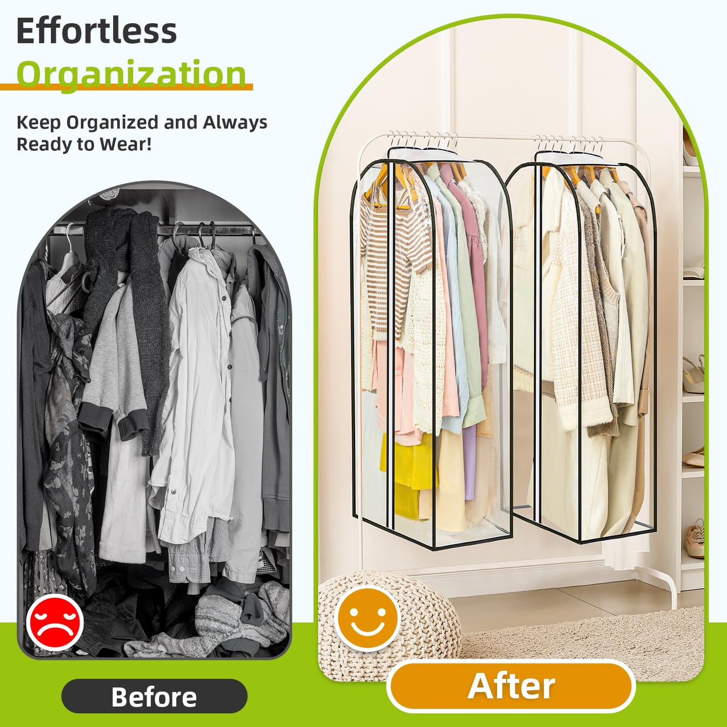 6 Pack Clothes Storage Bags