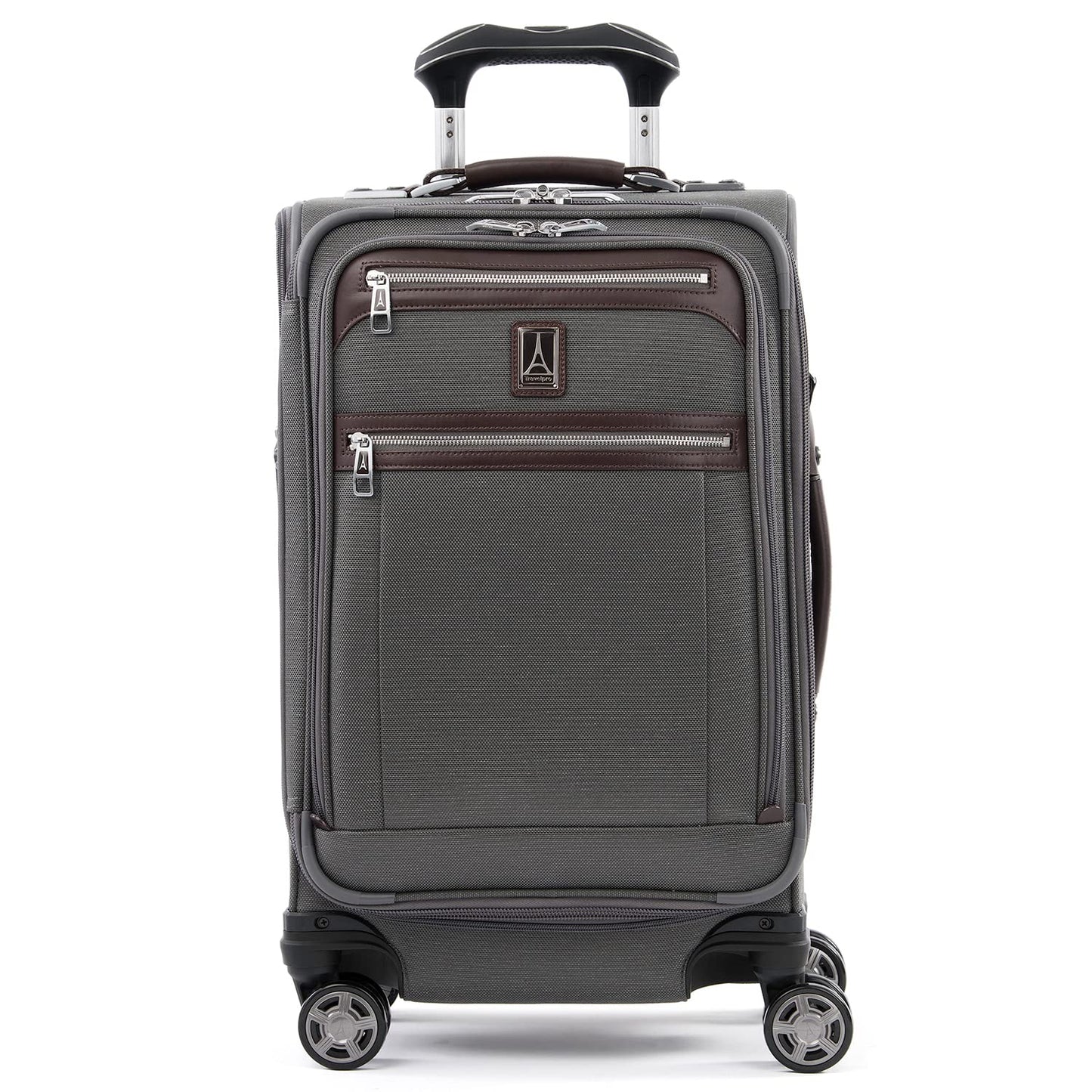 Travelpro Platinum Elite Softside Expandable Checked Luggage, 8 Wheel Spinner Large Suitcase, TSA Lock, Men and Women