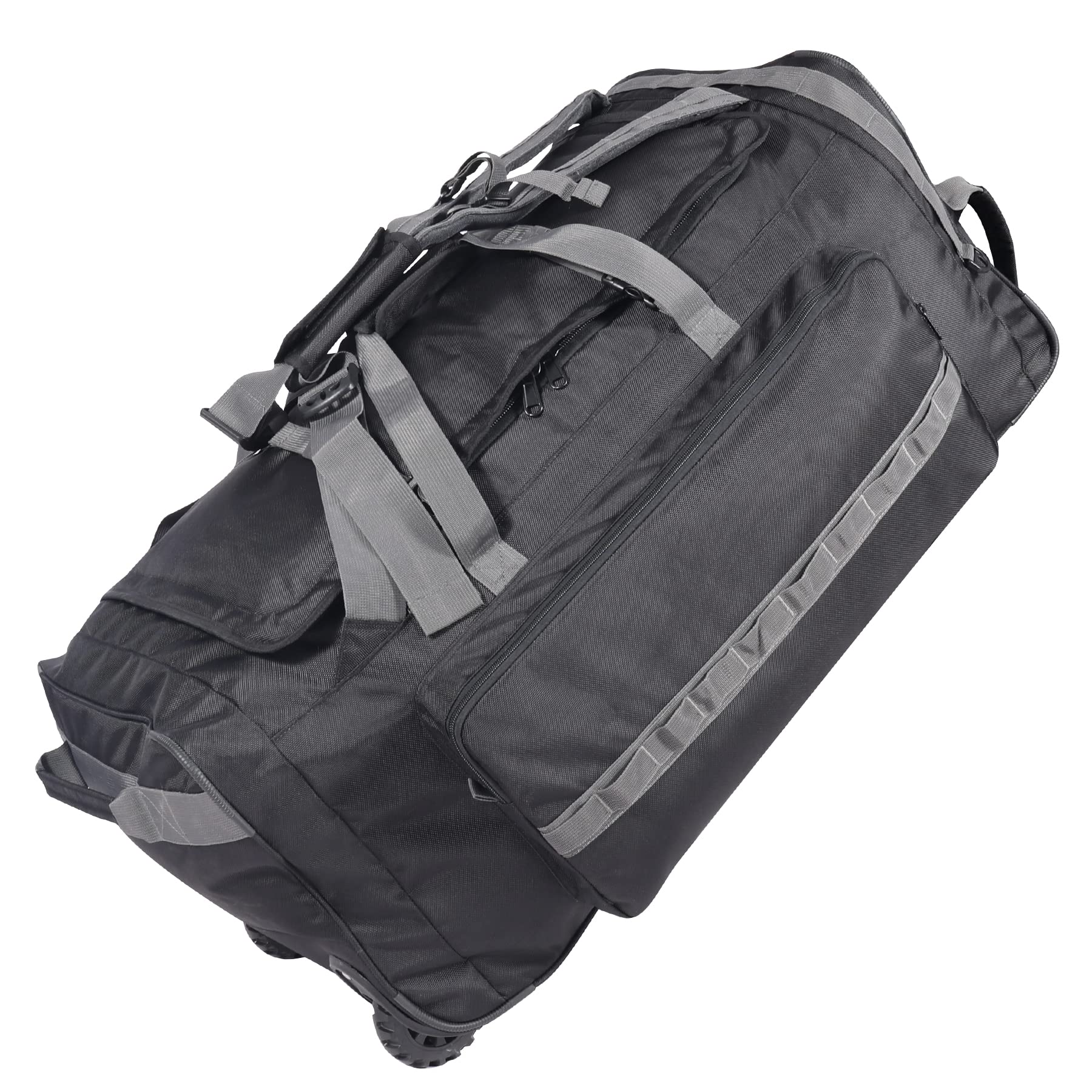 REDCAMP 85L/120L/140L Foldable Duffle Bag with Wheels, Large Travel Duffel Bag