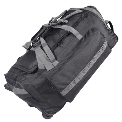 REDCAMP 85L/120L/140L Foldable Duffle Bag with Wheels, Large Travel Duffel Bag