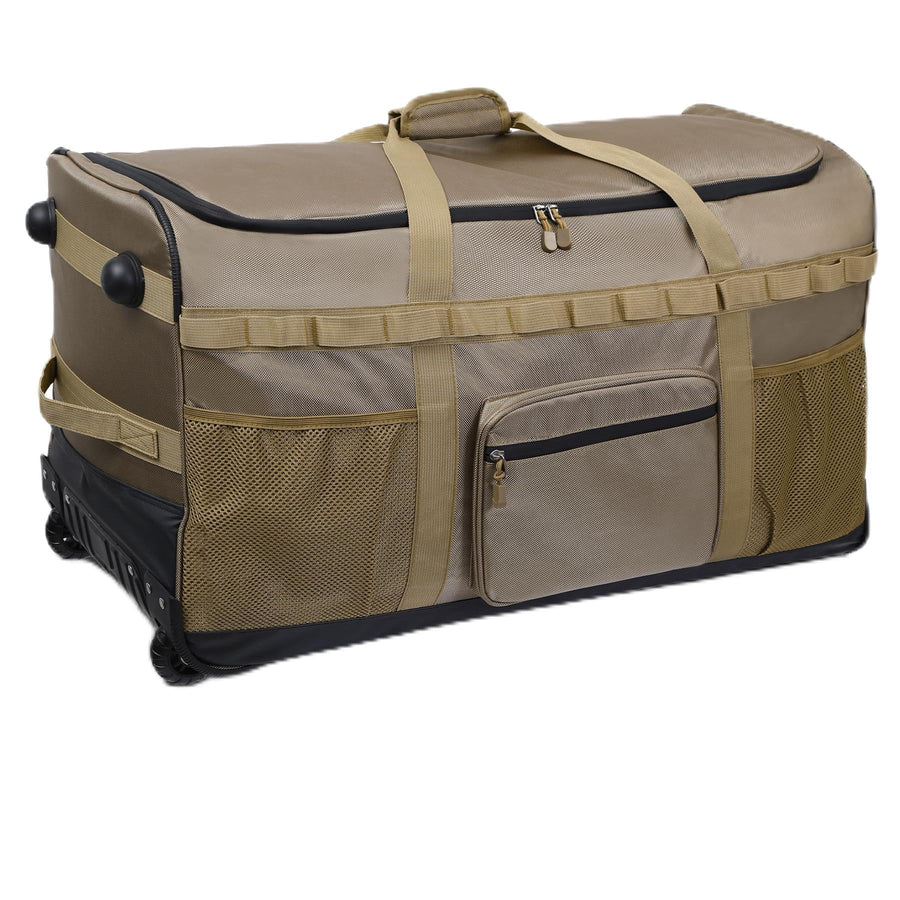 REDCAMP 85L/120L/140L Foldable Duffle Bag with Wheels, Large Travel Duffel Bag