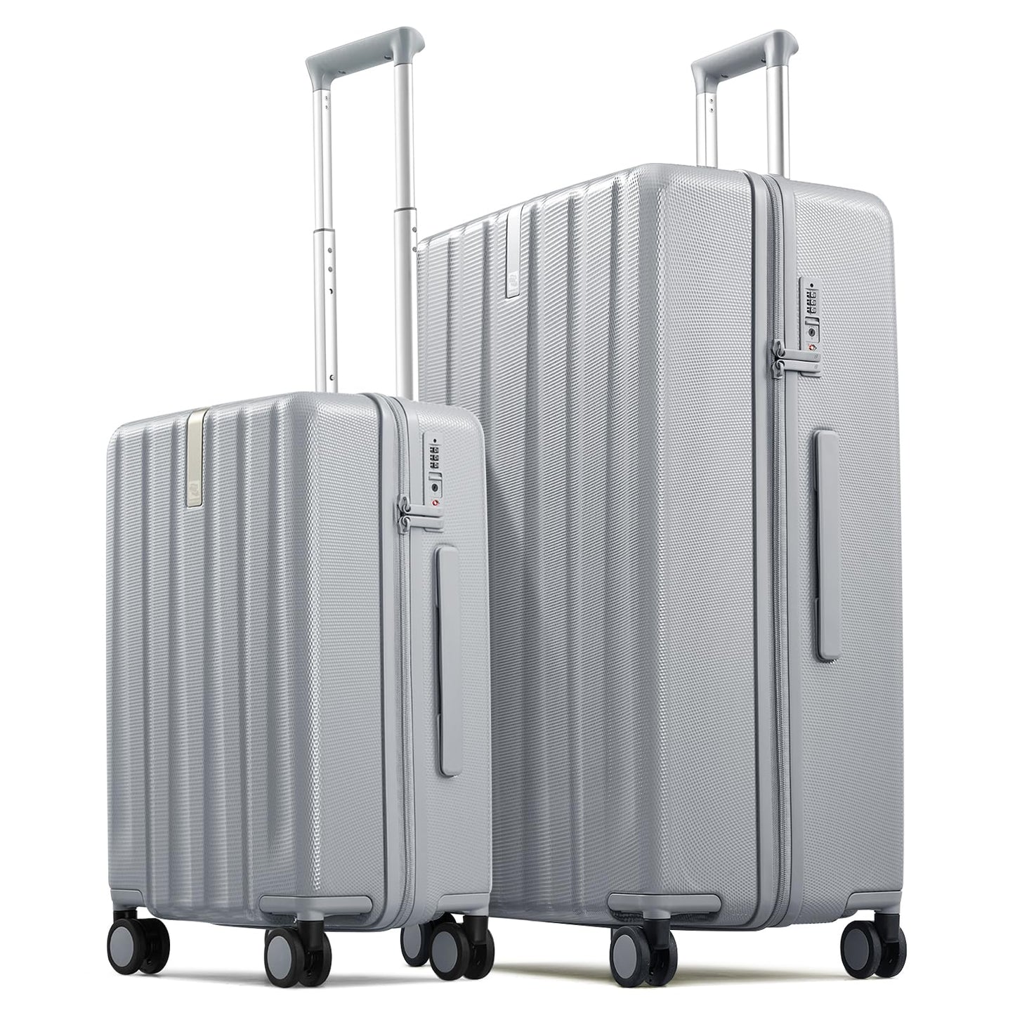 Hanke Upgraded Elite Luggage, PC Hard Shell Suitcases with Wheels, TSA Lock, Explosion-Proof Zipper Suitcase for Long Travel Men & Women