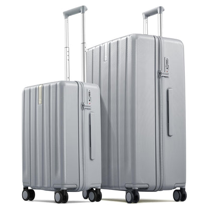 Hanke Upgraded Elite Luggage, PC Hard Shell Suitcases with Wheels, TSA Lock, Explosion-Proof Zipper Suitcase for Long Travel Men & Women