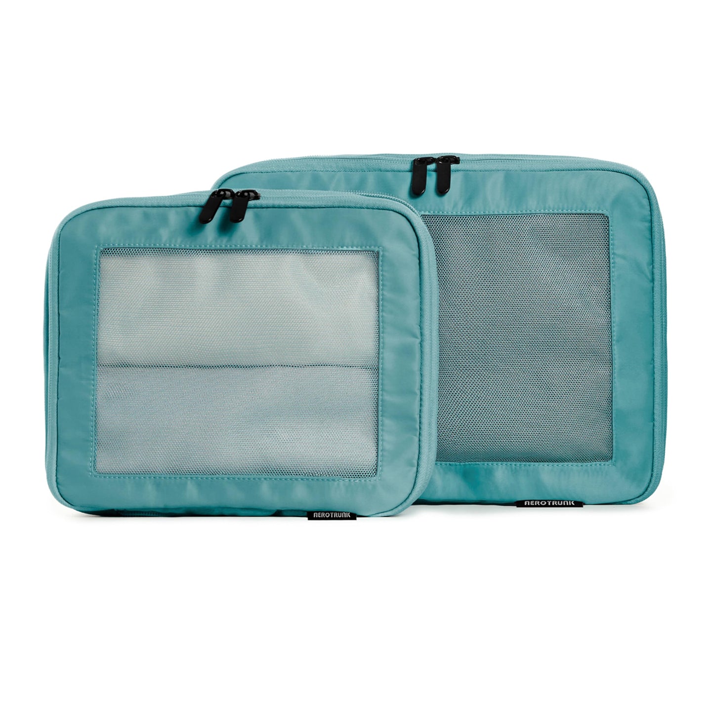 Aerotrunk Compression Packing Cubes for Travel - Luggage Organizer Bags - Double Zipper Packing Cubes for Suitcases