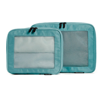 Aerotrunk Compression Packing Cubes for Travel - Luggage Organizer Bags - Double Zipper Packing Cubes for Suitcases