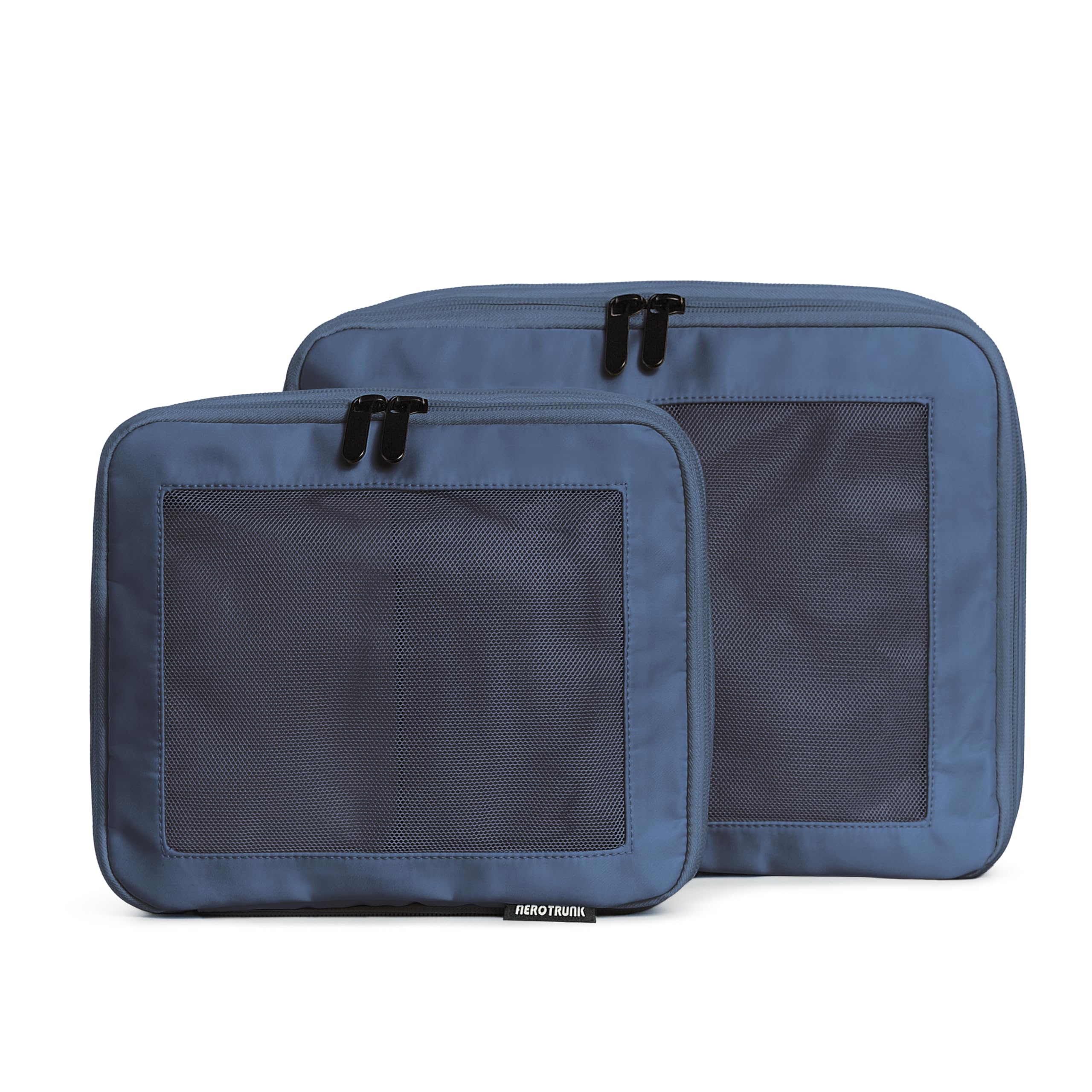 Aerotrunk Compression Packing Cubes for Travel - Luggage Organizer Bags - Double Zipper Packing Cubes for Suitcases