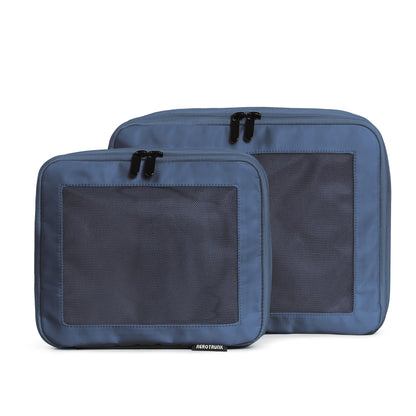 Aerotrunk Compression Packing Cubes for Travel - Luggage Organizer Bags - Double Zipper Packing Cubes for Suitcases