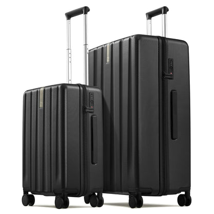 Hanke Upgraded Elite Luggage, PC Hard Shell Suitcases with Wheels, TSA Lock, Explosion-Proof Zipper Suitcase for Long Travel Men & Women