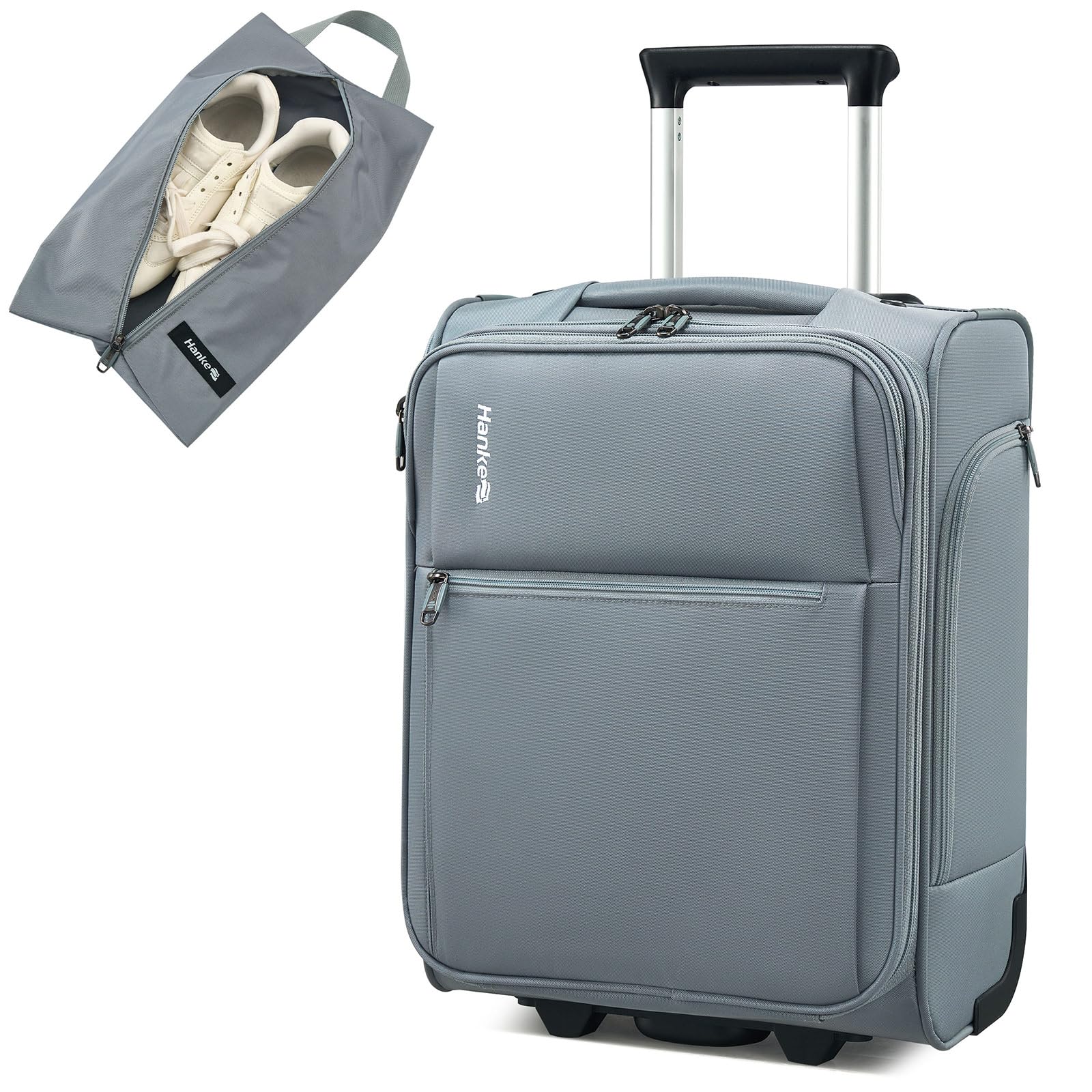 Hanke Softside Expandable Luggage 16/20/24/28 Inch Carry On Luggage for Travel Checked Luggage Suitcases with Wheels TSA Luggage Large Suitcase
