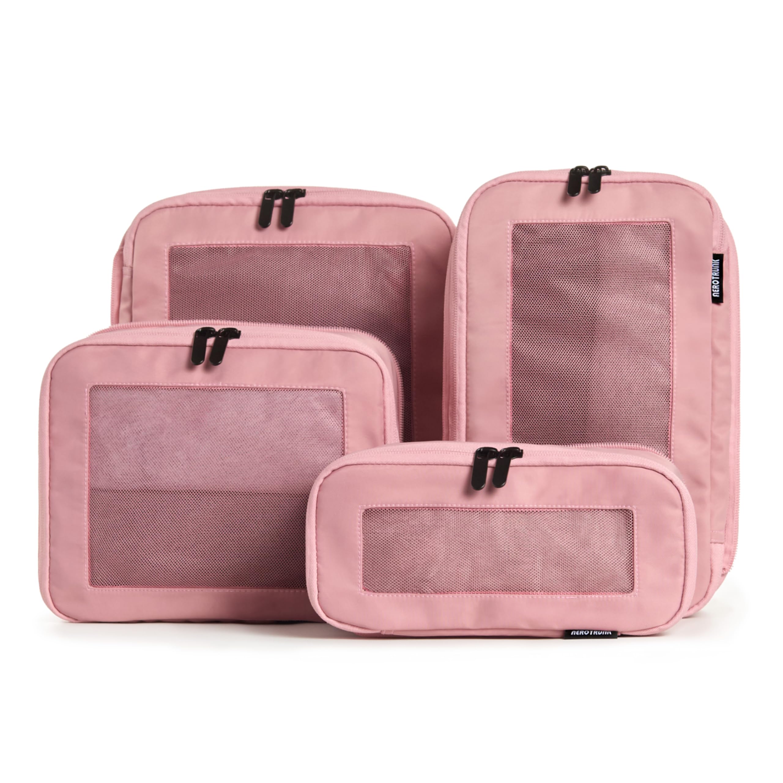 Aerotrunk Compression Packing Cubes for Travel - Luggage Organizer Bags - Double Zipper Packing Cubes for Suitcases