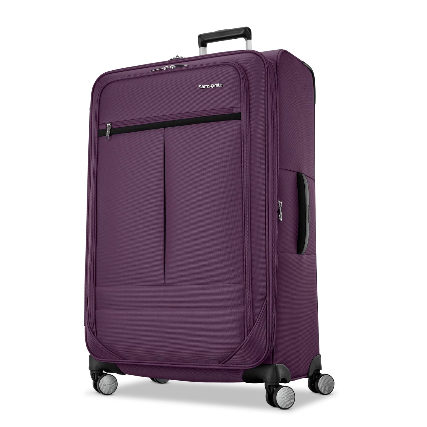 Samsonite Element 3-PC Soft-Sided 21/25/29 (Carry-On, Medium, Large Checked), Lightweight Expandable Luggage Set: 2 Front & Side Pocket, Four Spinner Wheels, Adjustable Handle, Durable