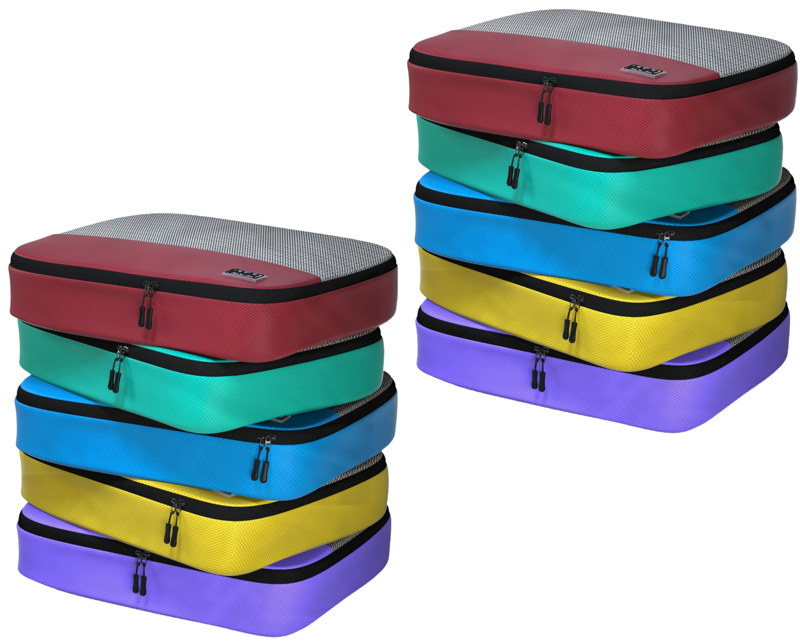 Packing Cubes for Suitcases - 5 Pcs set of Packing Cubes for Travel Carry on Suitcase Organizer Bags - Travel Cubes Organizer Bags for Luggage