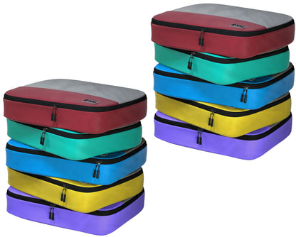 Packing Cubes for Suitcases - 5 Pcs set of Packing Cubes for Travel Carry on Suitcase Organizer Bags - Travel Cubes Organizer Bags for Luggage