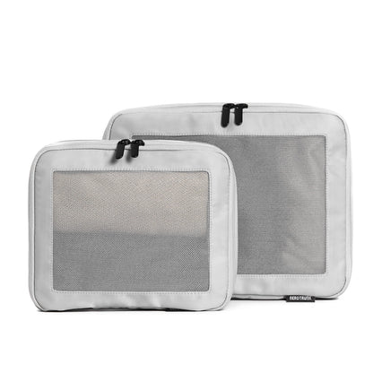Aerotrunk Compression Packing Cubes for Travel - Luggage Organizer Bags - Double Zipper Packing Cubes for Suitcases