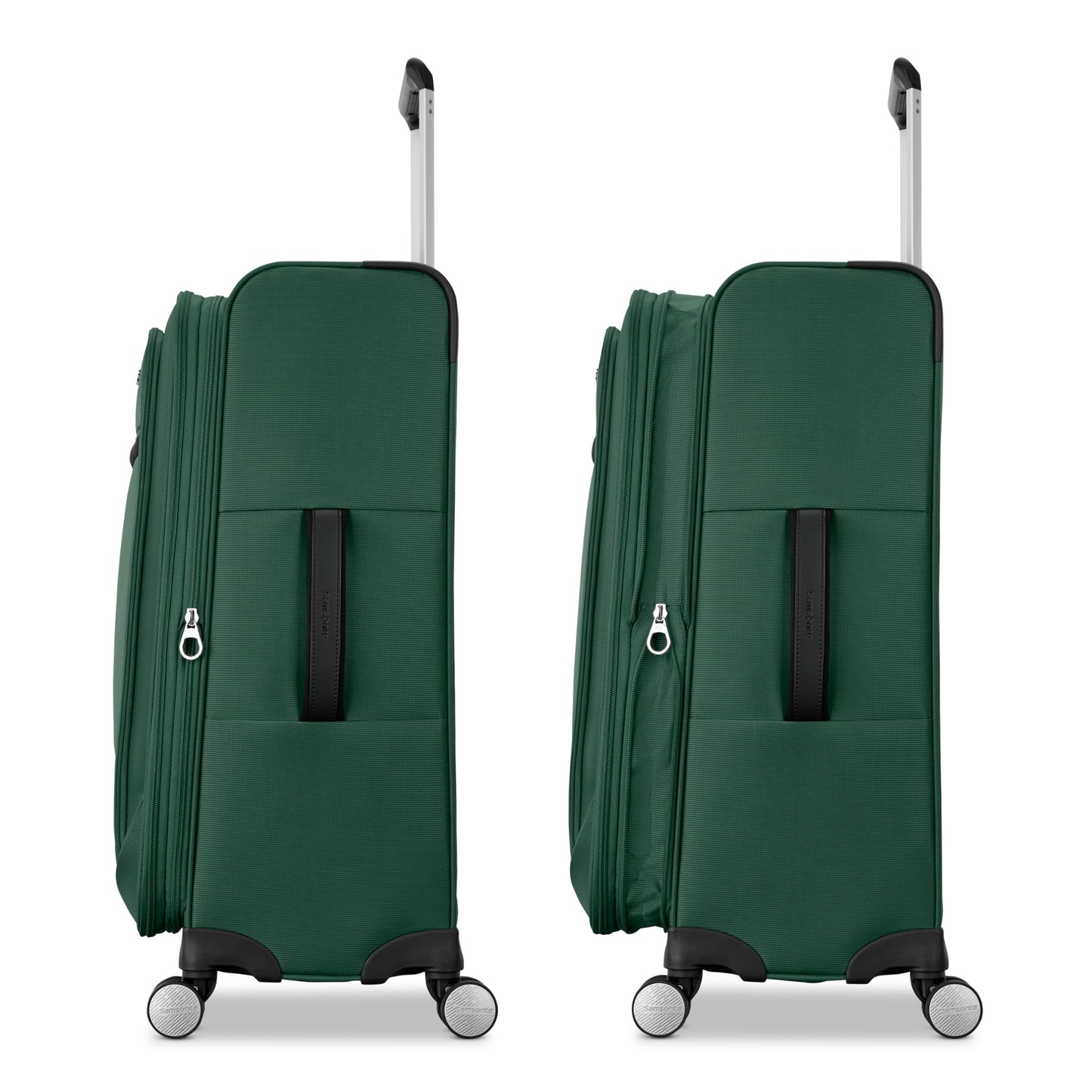 Samsonite Element 3-PC Soft-Sided 21/25/29 (Carry-On, Medium, Large Checked), Lightweight Expandable Luggage Set: 2 Front & Side Pocket, Four Spinner Wheels, Adjustable Handle, Durable