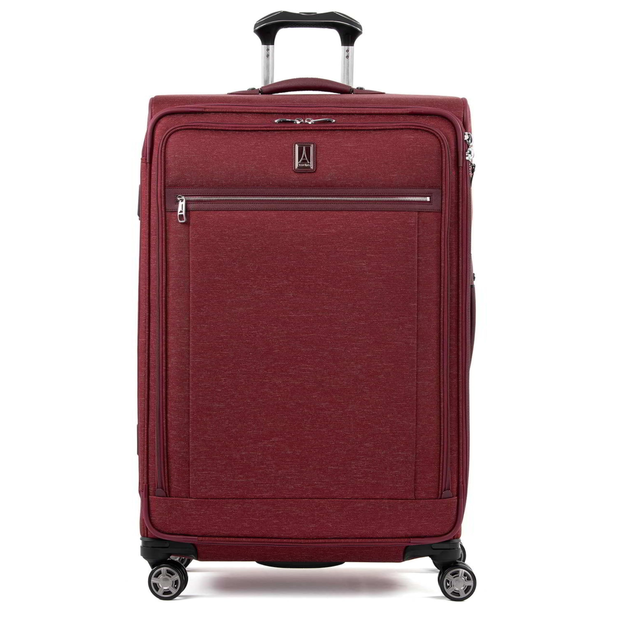 Travelpro Platinum Elite Softside Expandable Checked Luggage, 8 Wheel Spinner Large Suitcase, TSA Lock, Men and Women