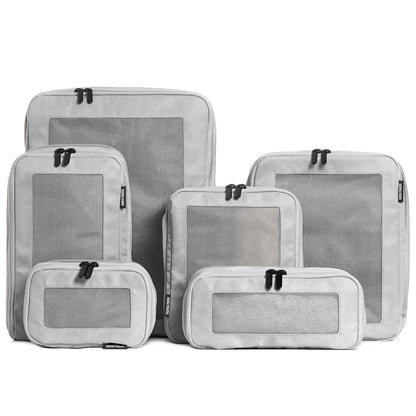 Aerotrunk Compression Packing Cubes for Travel - Luggage Organizer Bags - Double Zipper Packing Cubes for Suitcases