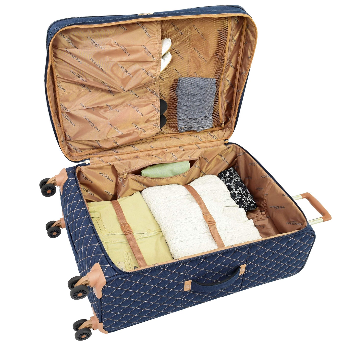 LONDON FOG Queensbury With Lightweight, Expandable, Telescoping Handles