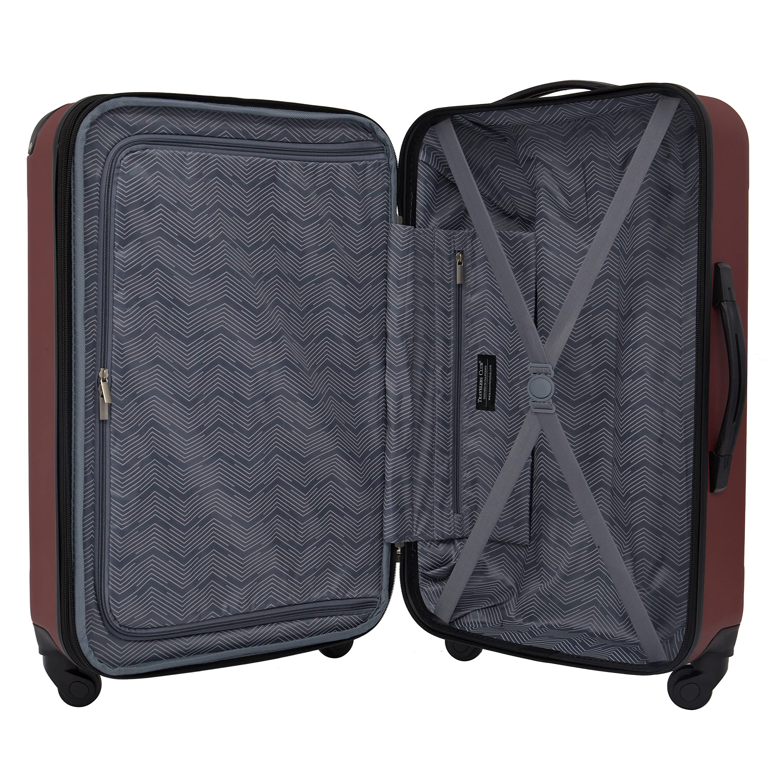 Travelers Club Chicago Hardside Expandable Spinner Luggage