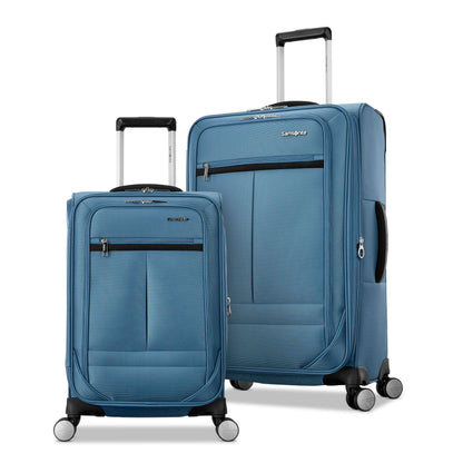 Samsonite Element 3-PC Soft-Sided 21/25/29 (Carry-On, Medium, Large Checked), Lightweight Expandable Luggage Set: 2 Front & Side Pocket, Four Spinner Wheels, Adjustable Handle, Durable
