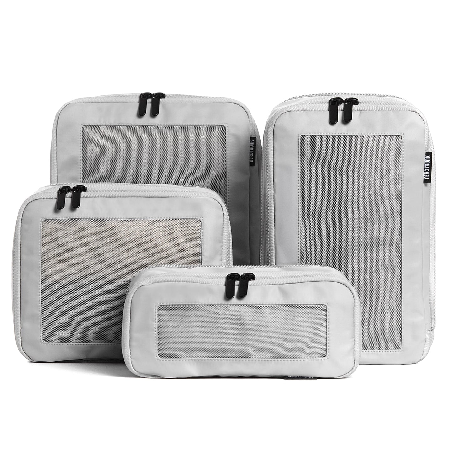 Aerotrunk Compression Packing Cubes for Travel - Luggage Organizer Bags - Double Zipper Packing Cubes for Suitcases