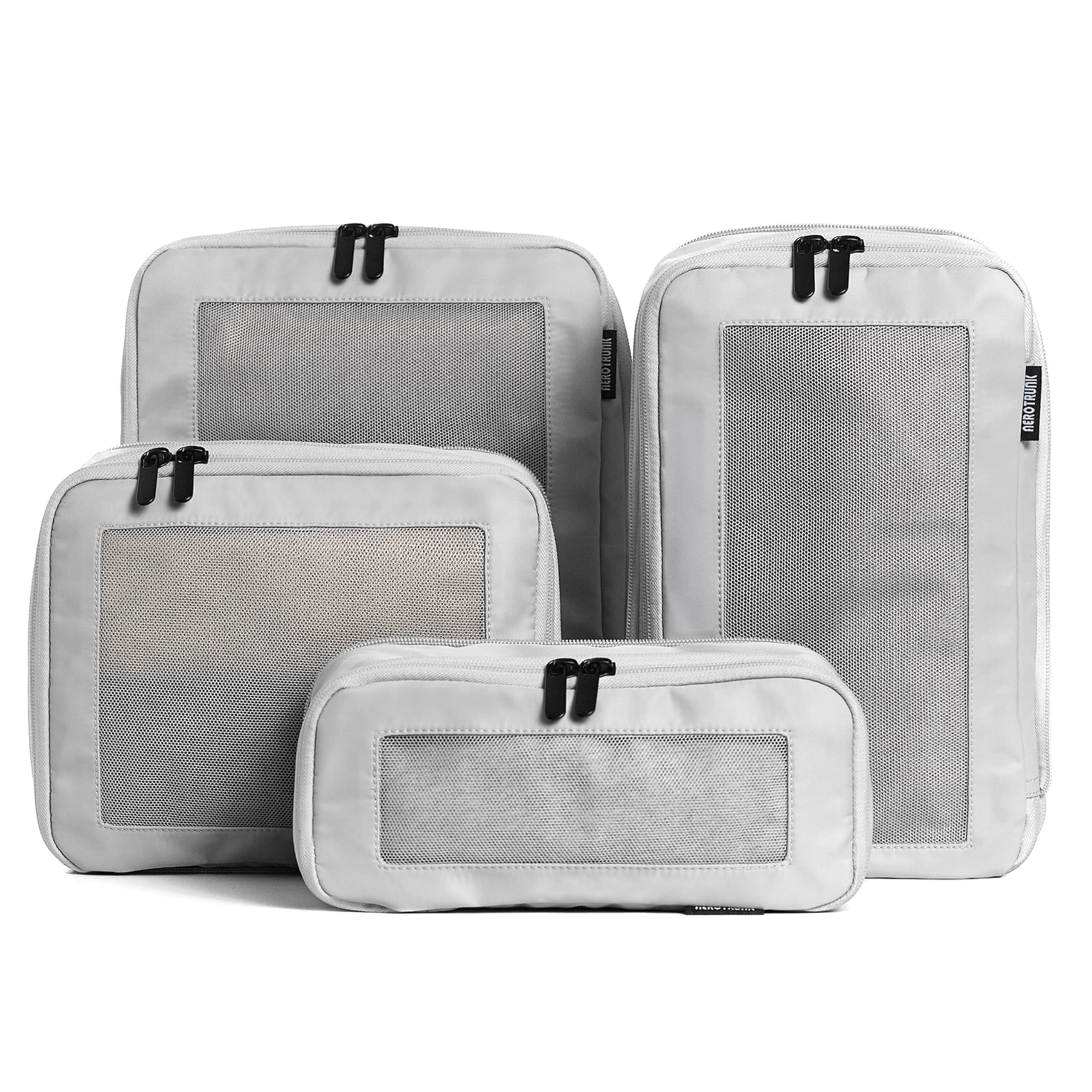 Aerotrunk Compression Packing Cubes for Travel - Luggage Organizer Bags - Double Zipper Packing Cubes for Suitcases