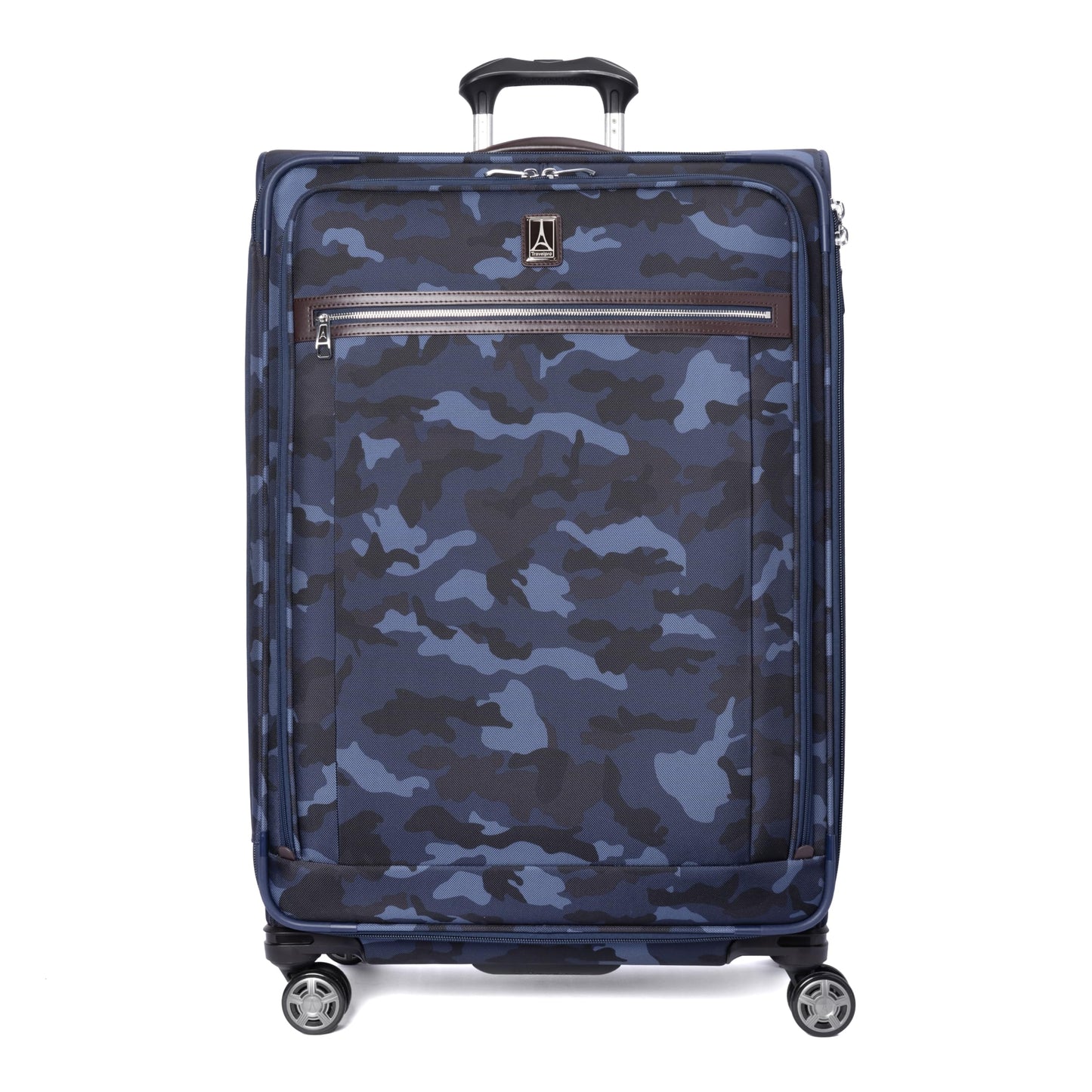 Travelpro Platinum Elite Softside Expandable Checked Luggage, 8 Wheel Spinner Large Suitcase, TSA Lock, Men and Women