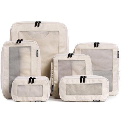 Aerotrunk Compression Packing Cubes for Travel - Luggage Organizer Bags - Double Zipper Packing Cubes for Suitcases