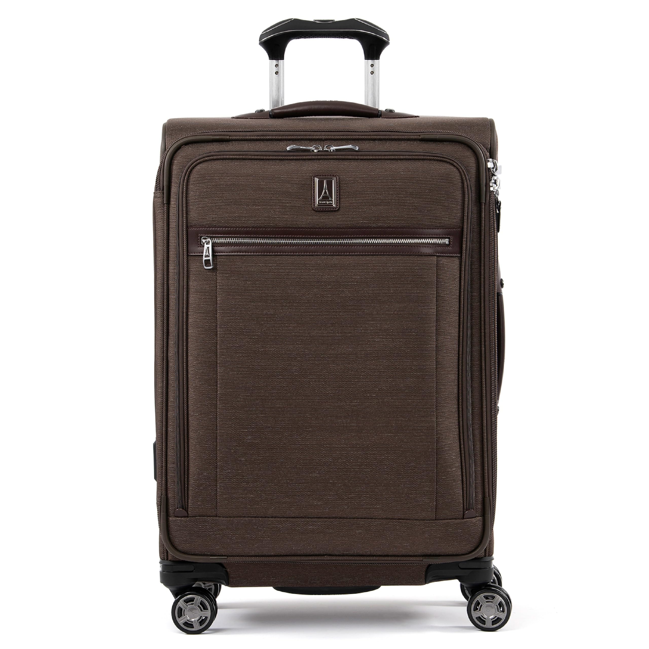 Travelpro Platinum Elite Softside Expandable Checked Luggage, 8 Wheel Spinner Large Suitcase, TSA Lock, Men and Women
